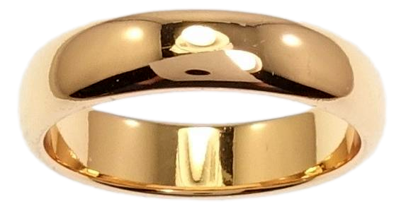 Каблучка Xuping Позолота 18K "Класика Обручка 5мм" р. 15.5,16,16.5,17,17.5,18.5, 20.5,21.5,22,23
