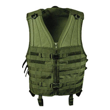 Тактичний жилет розвантажувальний MIL-TEC 13462101 Molle Carrier Олива