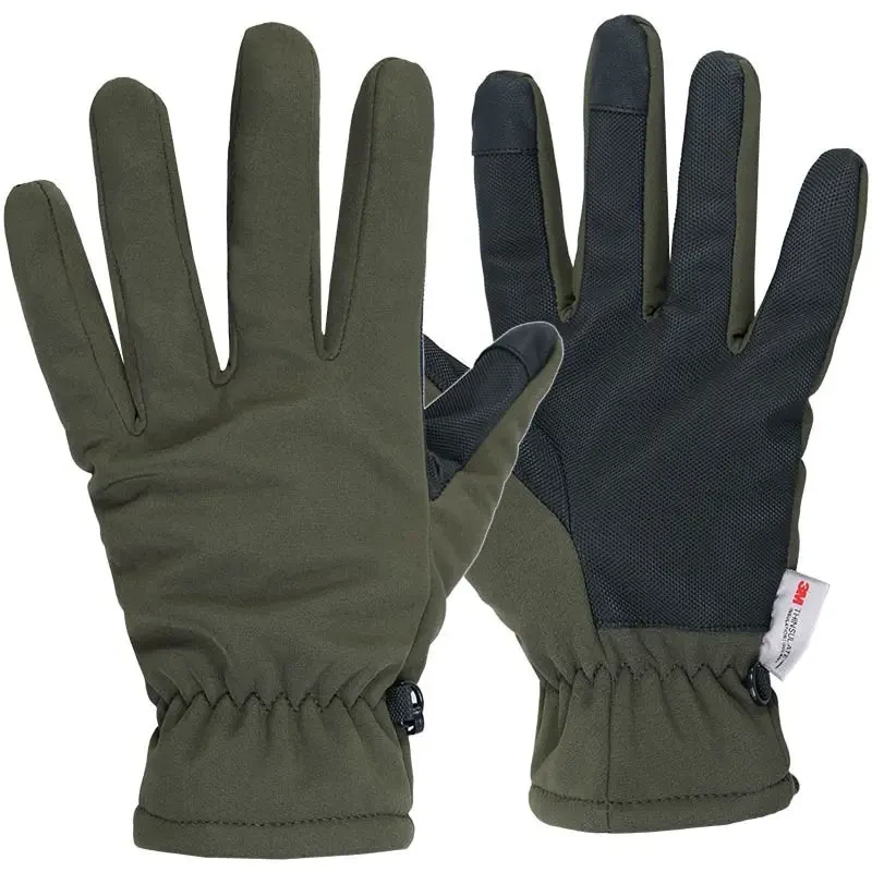 Рукавички SoftShell з утеплювачем MIL-TEC 12521301 Thinsulate Олива