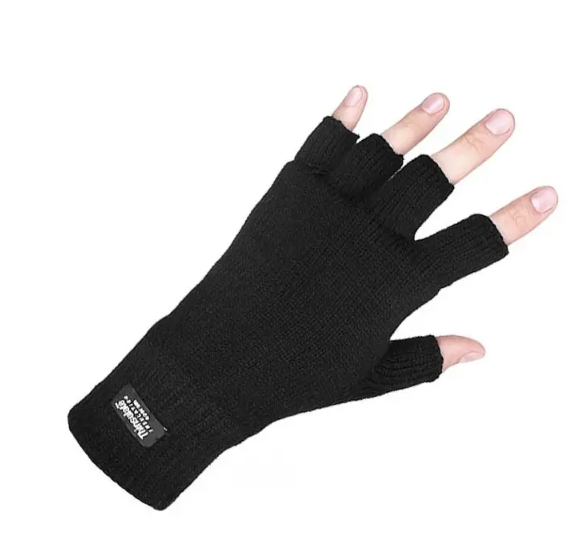 Рукавички тактичні без пальців MIL-TEC 12540002 Thinsulate Black