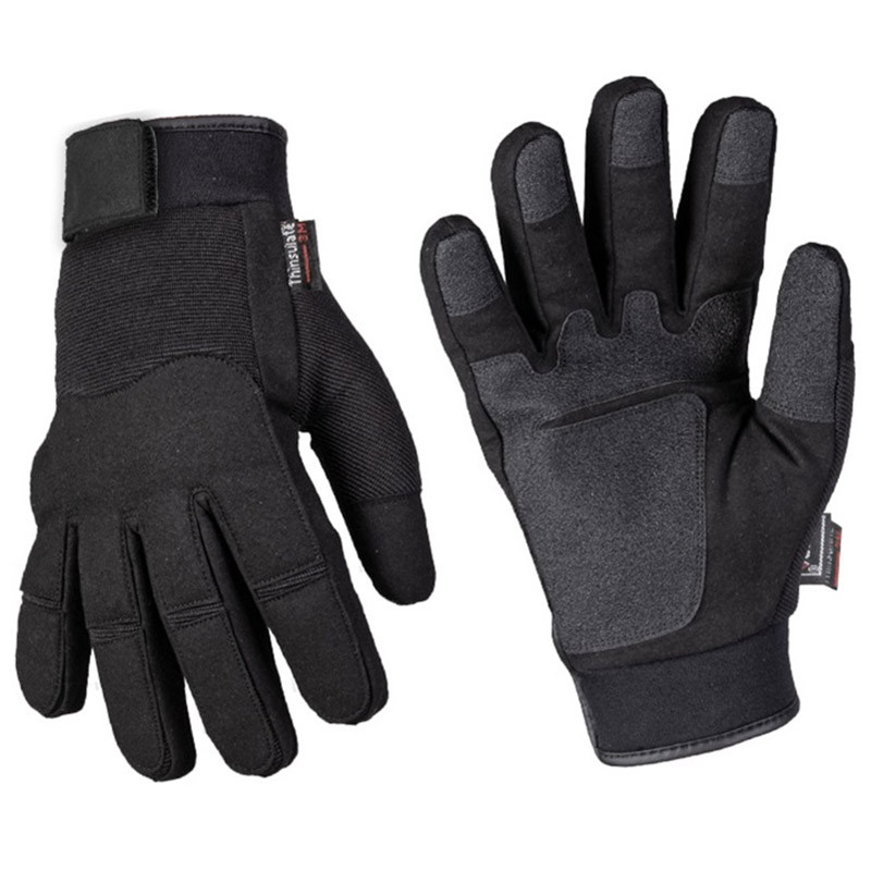 Рукавички зимові з мембраною Чорні Gloves Winter Thinsulate Mil-tec 12520802 PeremogaUA, фото 1