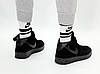 Чоловічі кросівки Nike Air Force High Lois Vuitton Black (Чорні) Високі Найк Аір Форс Луі Віттон Замшеві, фото 5