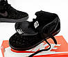 Чоловічі кросівки Nike Air Force High Lois Vuitton Black (Чорні) Високі Найк Аір Форс Луі Віттон Замшеві, фото 11