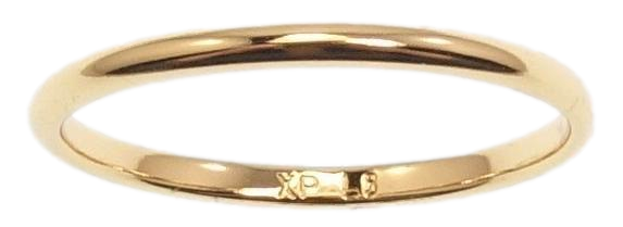 Каблучка Xuping Позолота 18K "Обручка 1,8 мм" р. 15.5,17,18,18.5,19.5, фото 1
