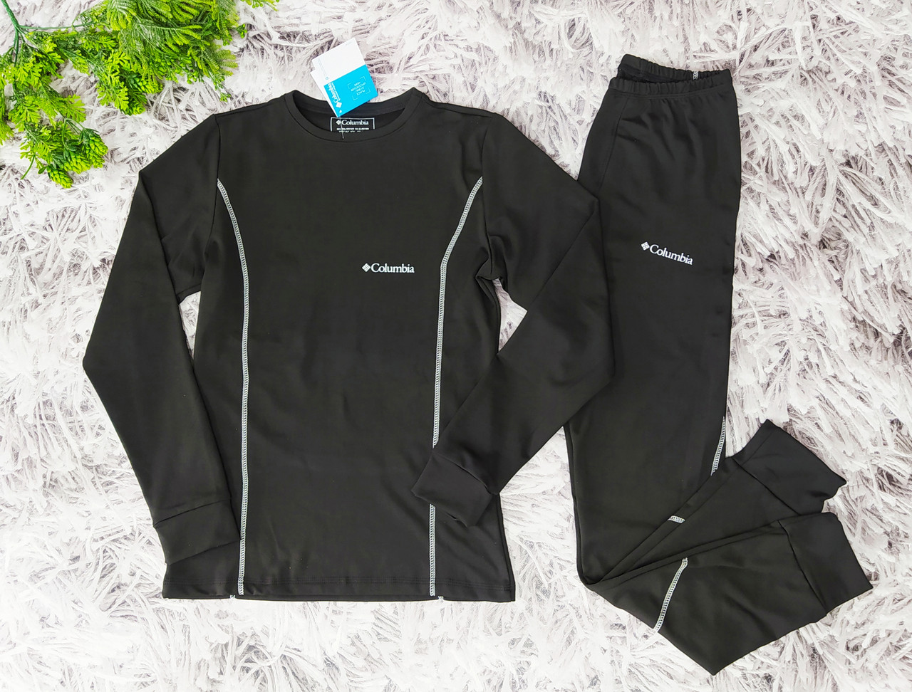 Термобілизна комплект чоловічий розмір S 44-46 чорний Columbia 013061