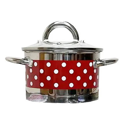 Каструля з кришкою для кухні ємністю 6.1 літра German Family, фото 1