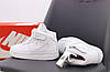 Nike Air Force 1 High White Чоловічі та жіночі кросівки Найк Аїр Форс 1 білі високі Кеди шкіра Демі Унісекс, фото 4