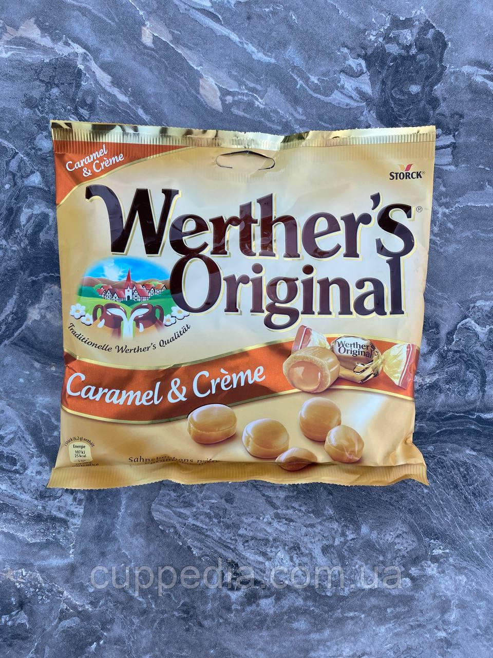 Цукерки werther's original caramel & creme 225 грм