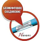 Електрична тепла підлога Nexans TXLP/1 400 Вт (2,4-2,9 м2) одножильний екранований нагрівальний кабель, фото 2