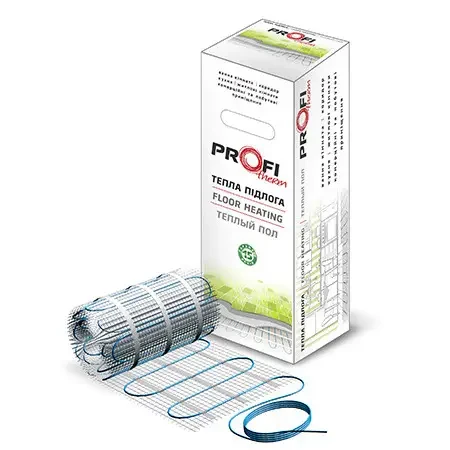 Нагрівальний мат під плитку (тепла підлога) ProfiTherm 225 Вт (1,5 м2), фото 1
