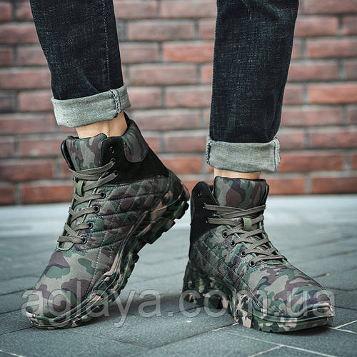 Купить Мужские военные тактические ботинки / кроссовки высокие ...