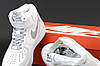 Nike Air Force 1 High White Чоловічі та жіночі кросівки Найк Аїр Форс 1 білі високі Кеди шкіра Демі Унісекс, фото 7
