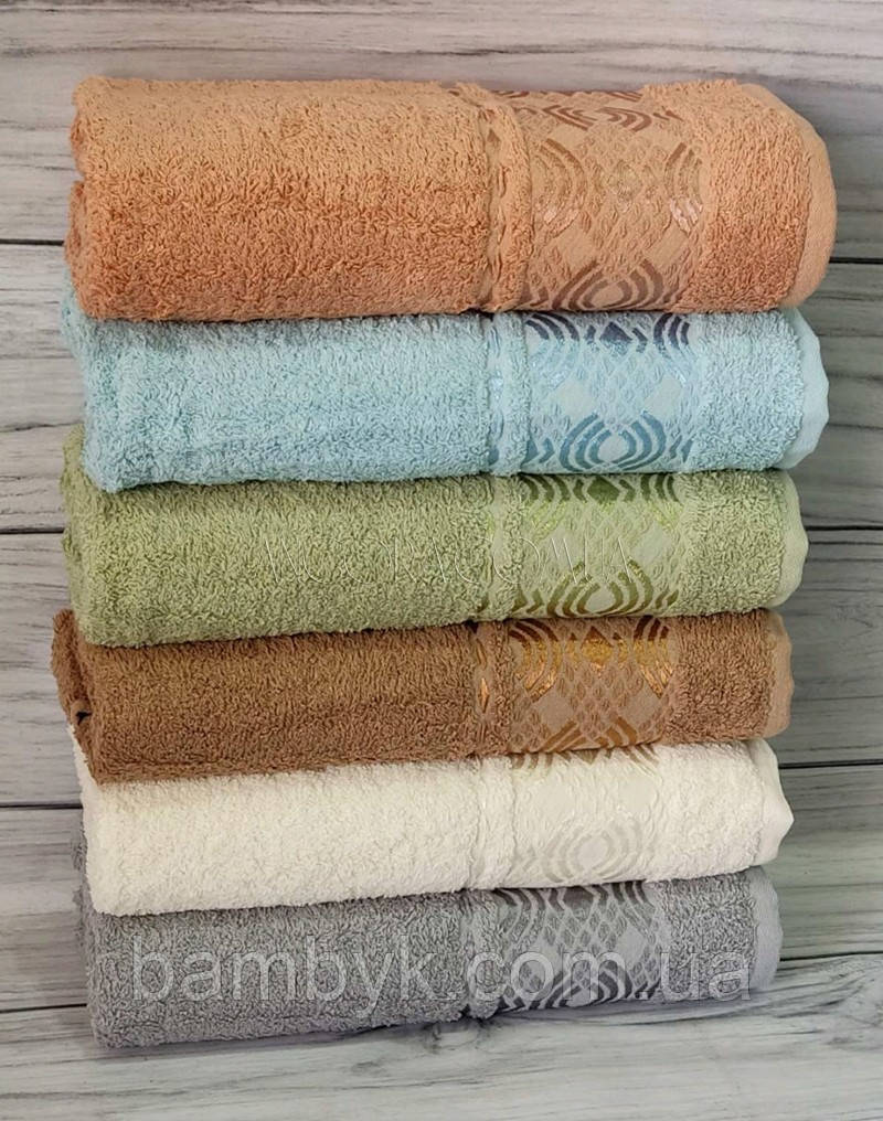 Набір Рушникiв Для Ванної MA&ME Бавовняна Махра 6-шт Туреччина 70x140, фото 1