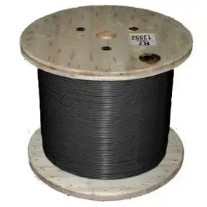 Електрична тепла підлога (відрізний одножильний кабель) для сніготанення Nexans TXLP BLACK (DRUM) 0,05 Ом/м