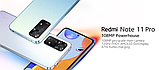 Протиударний захисний чохол з шторкою для камери і підставкою Xiaomi Redmi Note 11 Pro Колір Синій, фото 10