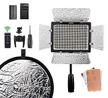 Комплект (набір) "MAX S" - LED - світло Yongnuo YN-300 III (3200-5500K) + акумулятор + зарядне + відбивач