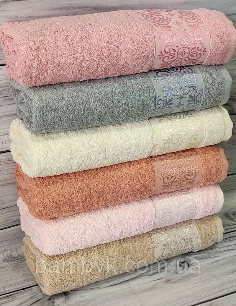 Набір Рушникiв Для Ванної MA&ME Бавовняна Махра 6-шт Туреччина 70x140