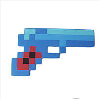 Игрушка Пистолет Minecraft алмазный Майнкрафт