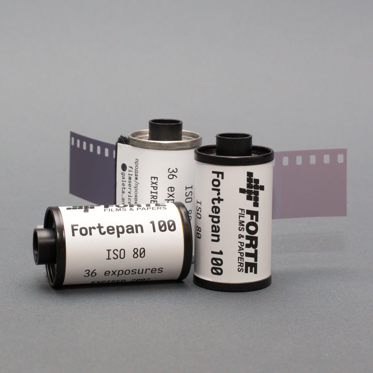 Фотоплівка чорно-біла Fortepan 100, просрочка 2007 р.