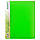 Папка з притискачем А4, Axent 1301 прозора зелена пластикова, фото 3