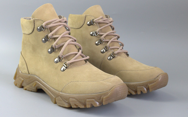 Тактические берцы ботинки женская обувь больших размеров COSMO Shoes Gerda Koyote Nub BS 1684507001