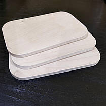 Дерев'яний прямокутник 14,5х9.4 см. Заготовка для декупажу. під декорування. для розпису, фото 2