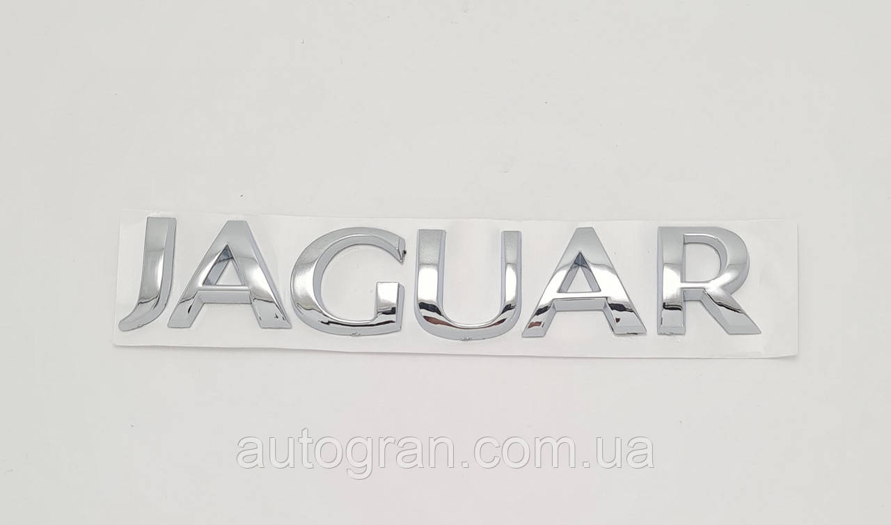 Емблема напис багажника Jaguar
