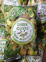 Оливки зеленые гигантские Argos Greek Olives, 900г