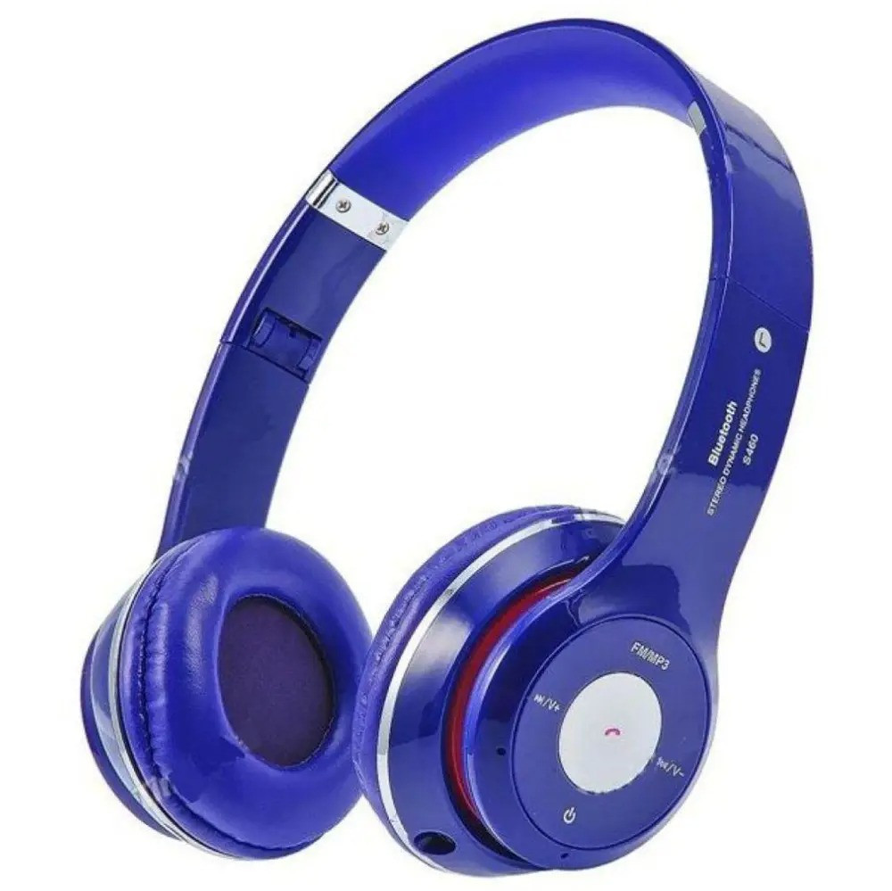 Бездротові навушники Monster bеats HD S460 Bluetooth (MP3, FM, Aux, Mic) Cині