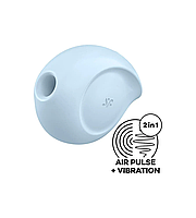 Вакуумний кліторальний стимулятор 2 в 1 Satisfyer Sugar Rush Blue, оригінал, у наявності + подарунок