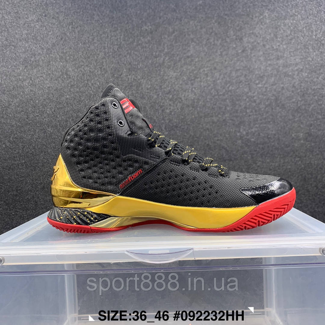 Eur36 46 Under Armour Curry 1 Black Red