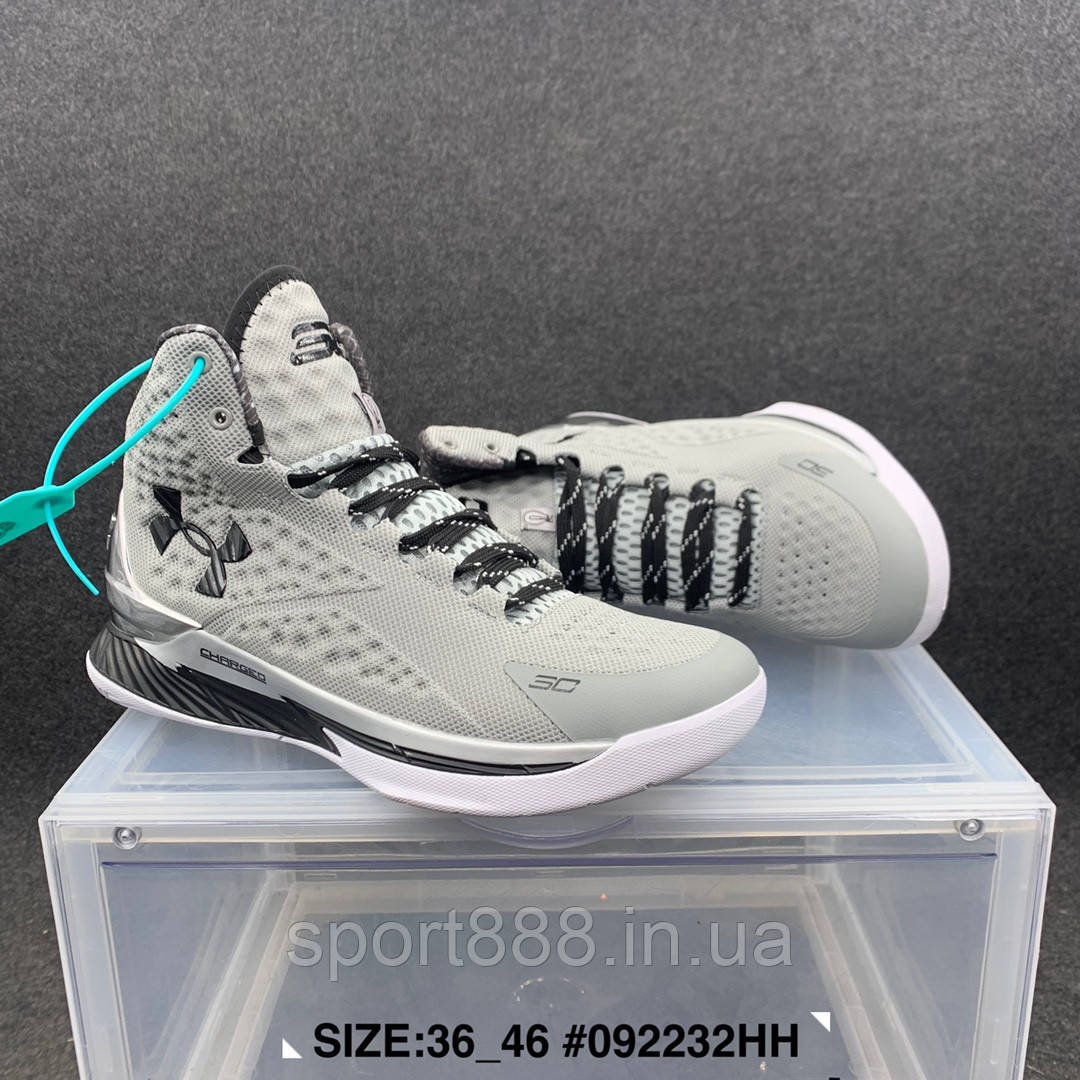 Eur36-46 кросівки Under Armour Curry 1 Black History Month сірі баскетбольні чоловічі Карі