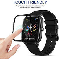 Захисна плівка для смарт годинника Amazfit Bip 3 / 3Pro з рамкою (1 шт.), фото 5