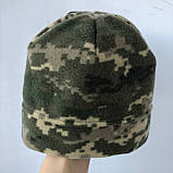 Шапка флісова для військових мультикам, м'яка і тепла шапка солдатська, фото 2