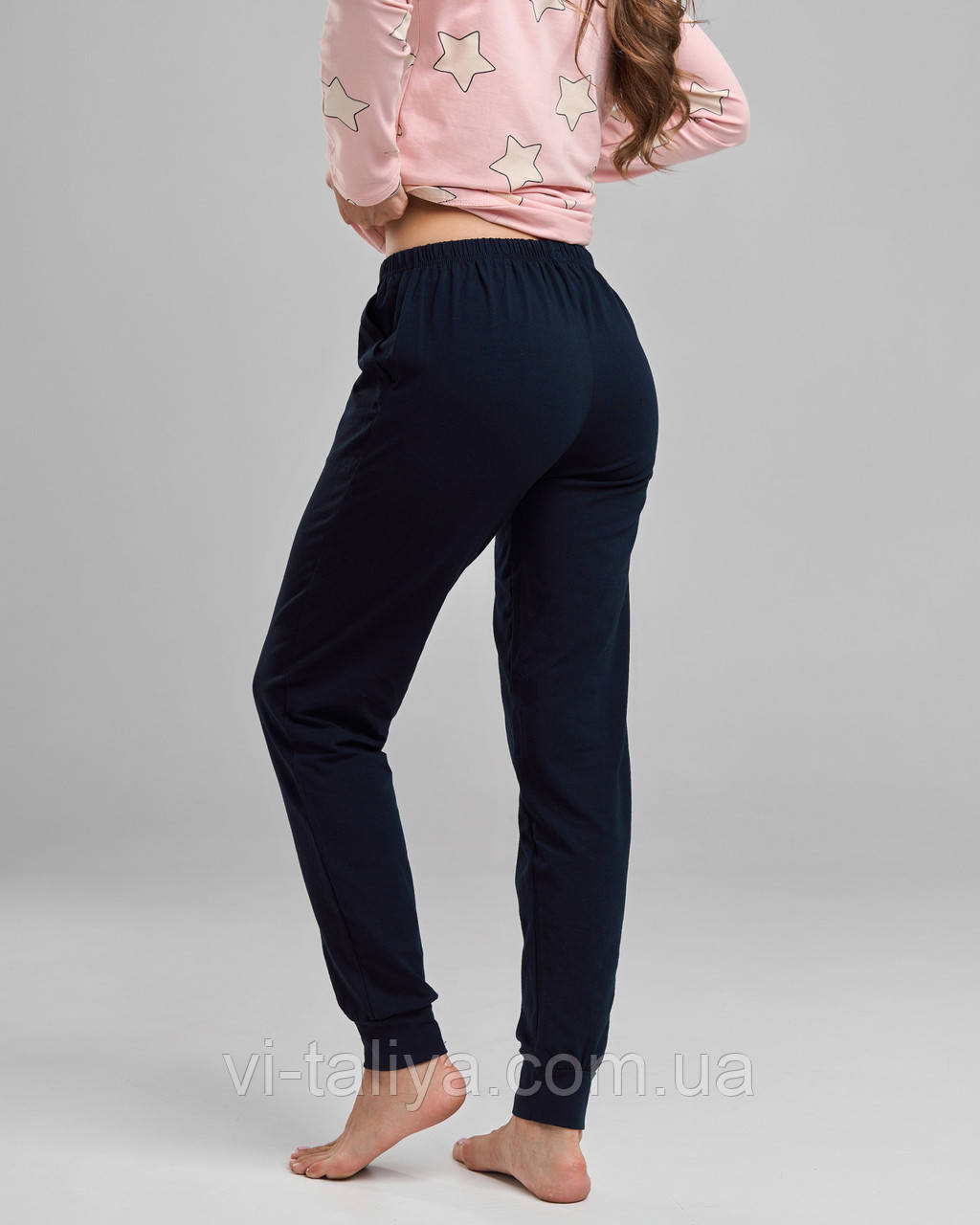Пижама женская (футболка и штаны) Звездочки Nicoletta 96572 - фото 4 - id-p157260630