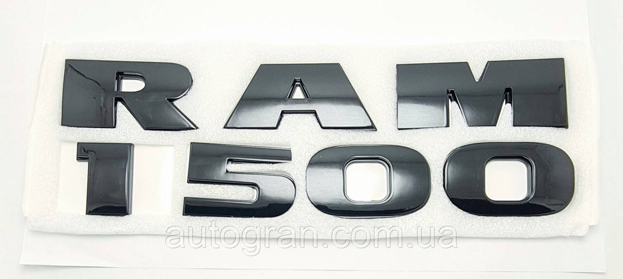 Емблема кузова Dodge RAM 1500 чорна