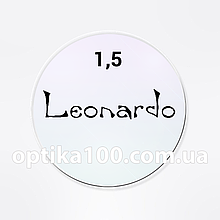 Лінза для окулярів Leonardo 1.5 Cristallo. Італія з антибліковим покриттям