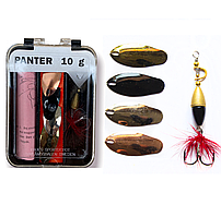Блешня вертушка Panter 10g + 4 змінні пелюстки
