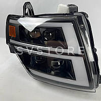 Комплект Светодиодных фар для Mitsubishi Pajero 2006-2020 V89/93/95/97 Led ДХО с приветствием