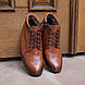 Стильне зимове чоловіче взуття 45 розмір. Обирай коричневі шкіряні черевики !, фото 4