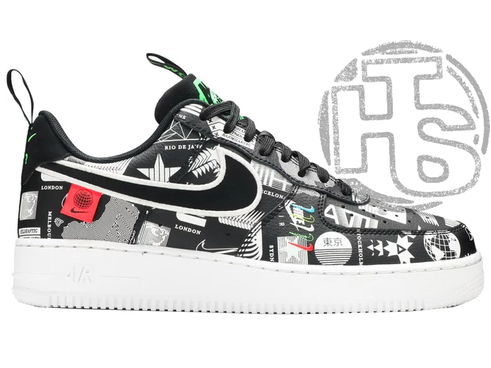 Чоловічі кросівки Nike Air Force World Black White ALL02376