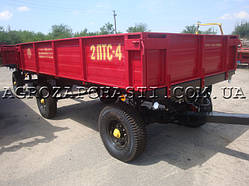 Причіп для трактора (селхоз) 2ПТС-4 на кермових тягах