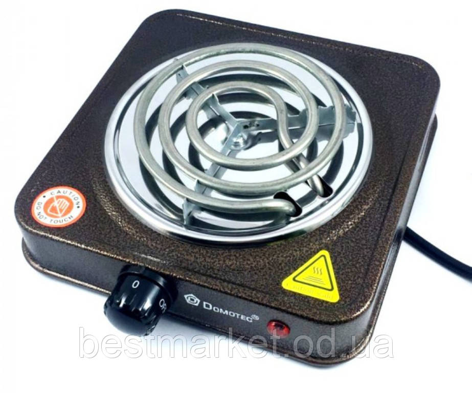 Плита електрична Domotec MS-5801 1кф., 1000 Вт.