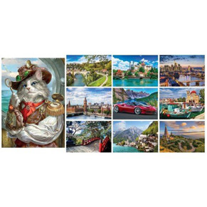 Пазл 1500 елементів серія 3 (10) 10 видів