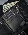 Чоловічий шкіряний гаманець Loren 13 х 10 х 2,5 (N4-NYC)- чорний, фото 6