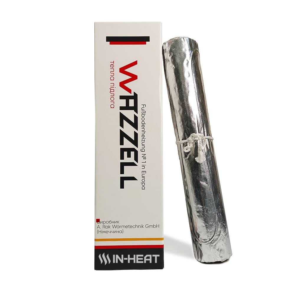 Алюмінієвий мат Wazzell UWM-140 / тепла підлога під ламінат / 1 м2 / 140 Вт / товщ. 1.6 мм / 35°C max
