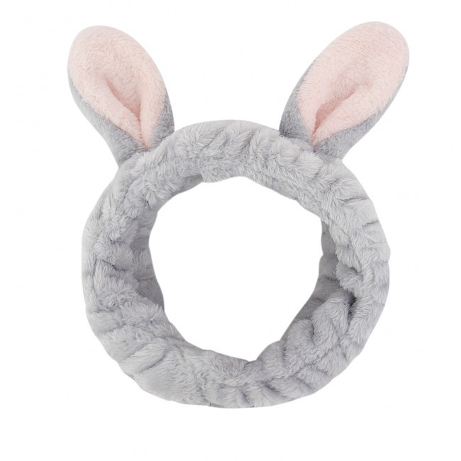 Повязка зайчик для волосся з вушками, фото 1