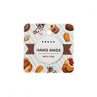 Бірка "Hand Made" 50х50 мм (10 шт) №2