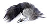 Анальний штекер (розмір S) з хвостом Boss Series - Fox TAIL Black XXL, фото 4