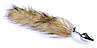 Анальний штекер (розмір S) з хвостом Boss Series - Fox TAIL Brown XL, BS6400098, фото 3